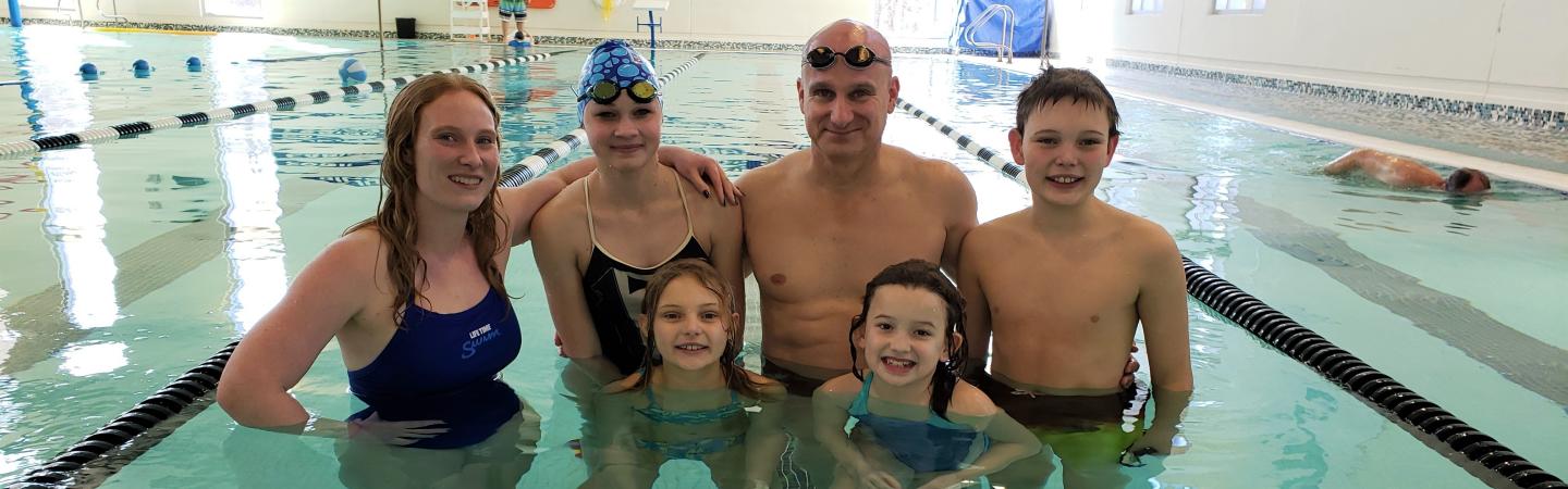 Makos Swim Team at the Northwest Y